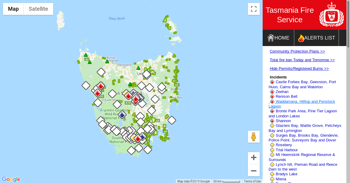 Map page fixes