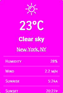 Colored Weather
