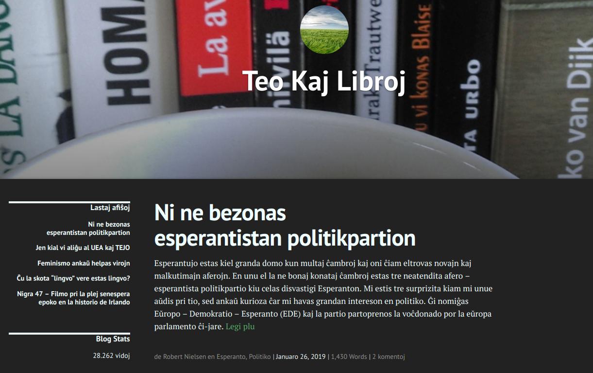 Teo Kaj Libroj Malluma