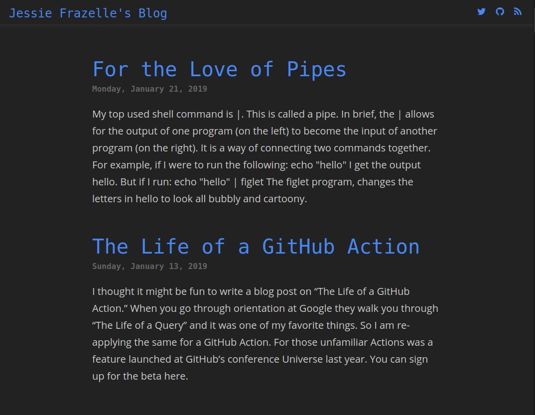 Jessie Frazelle's Blog - dark theme
