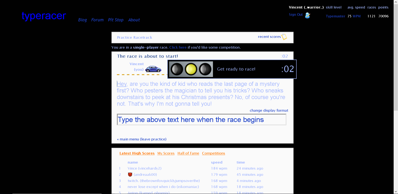 race