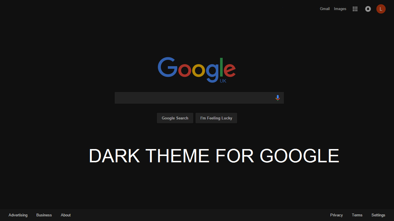 Google - Dark Theme or Night Mode