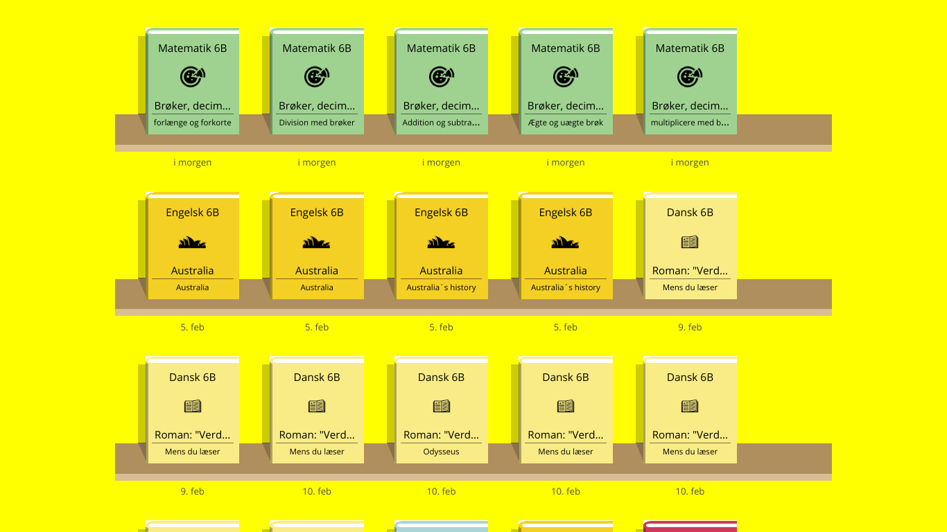 Yellow background color