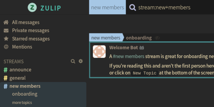Zulip gruvbox theme