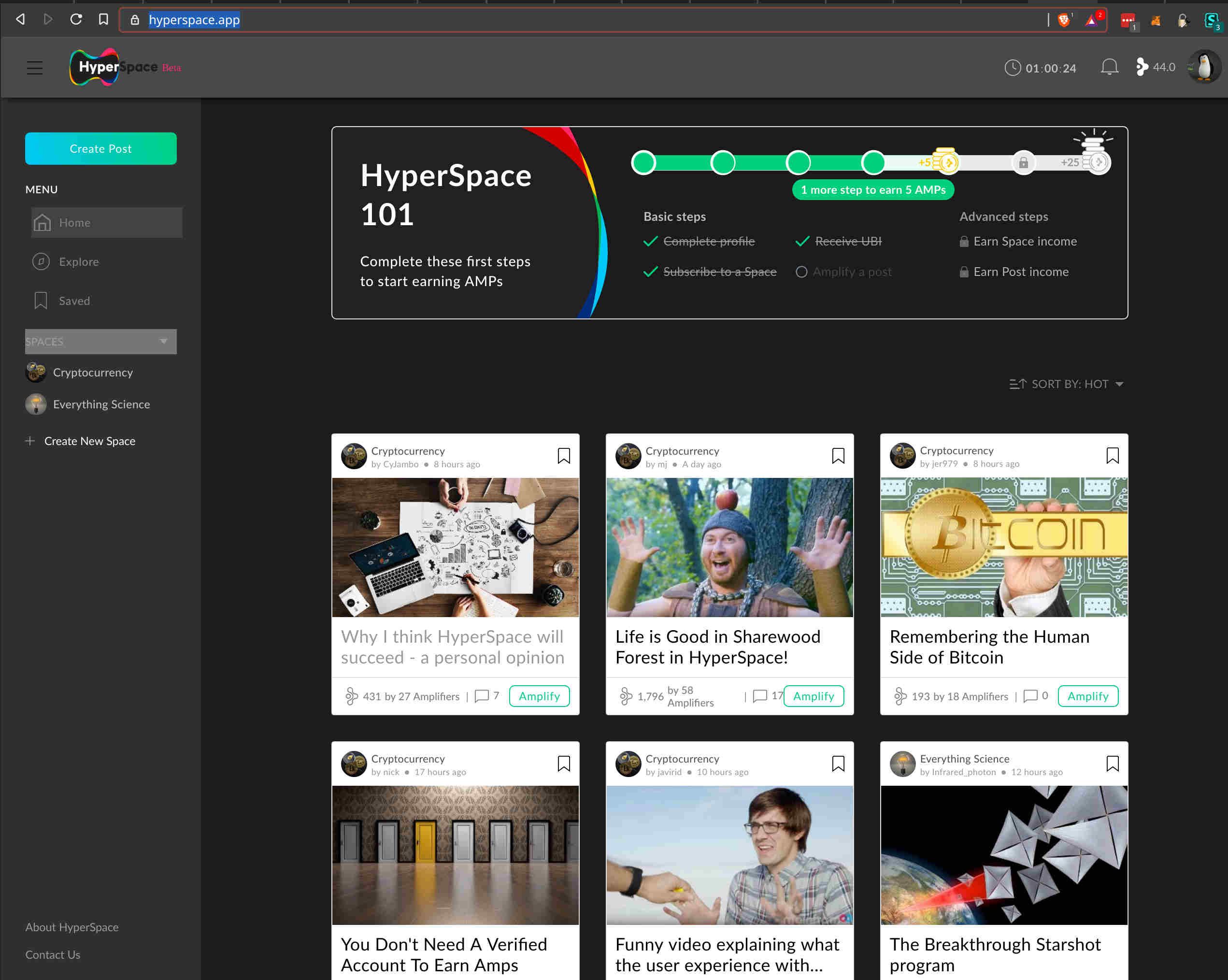HyperSpace Dark (CSharpner)