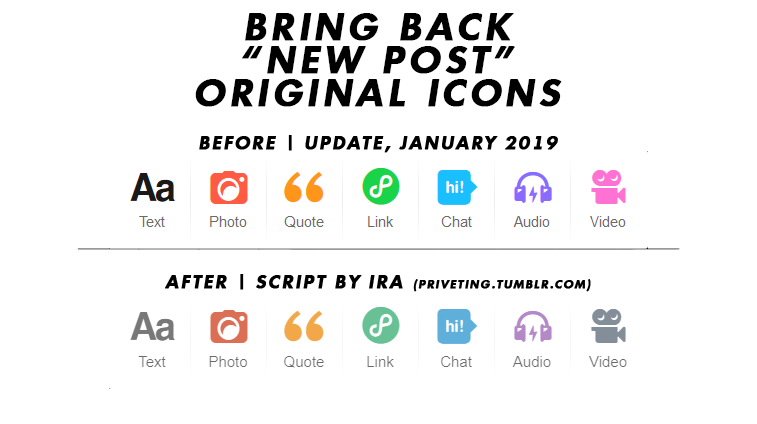 Old Post Icons [Reverse Update January 2019]
