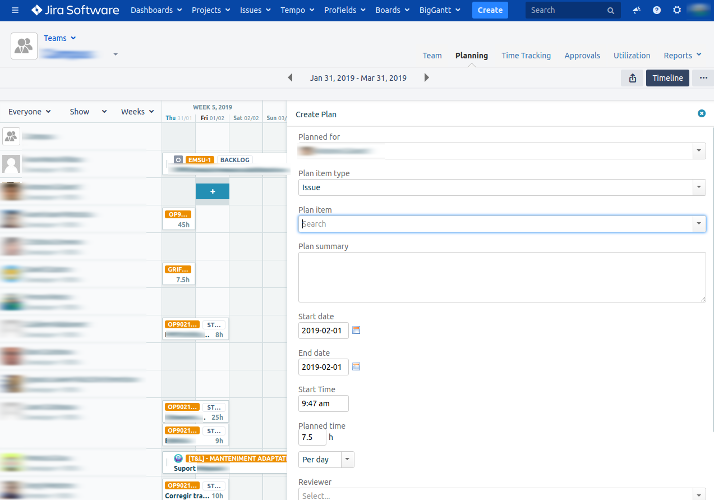 UPCnet Jira for small screens