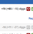 Digg Comment digg/bury viewer