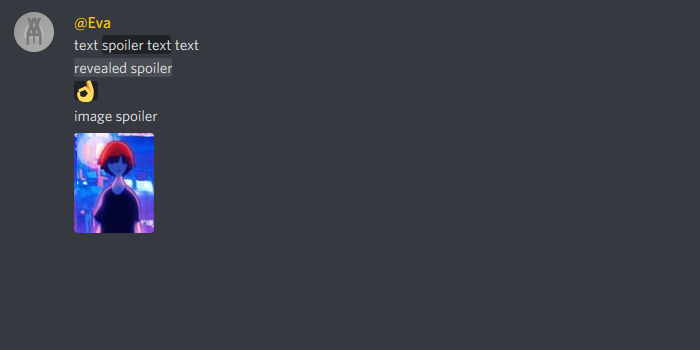 Discord spoilers begone