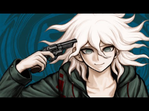 Nagito with a gun