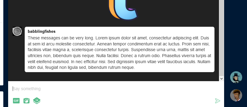 Tumblr: Bigger IM Box