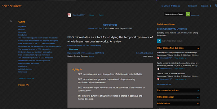 ScienceDirect Dark