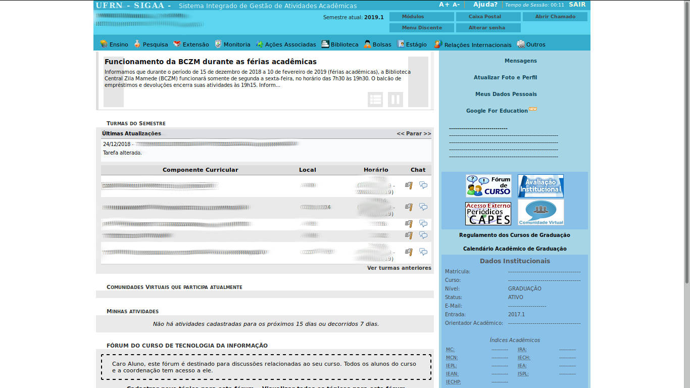 Tema para sigaa