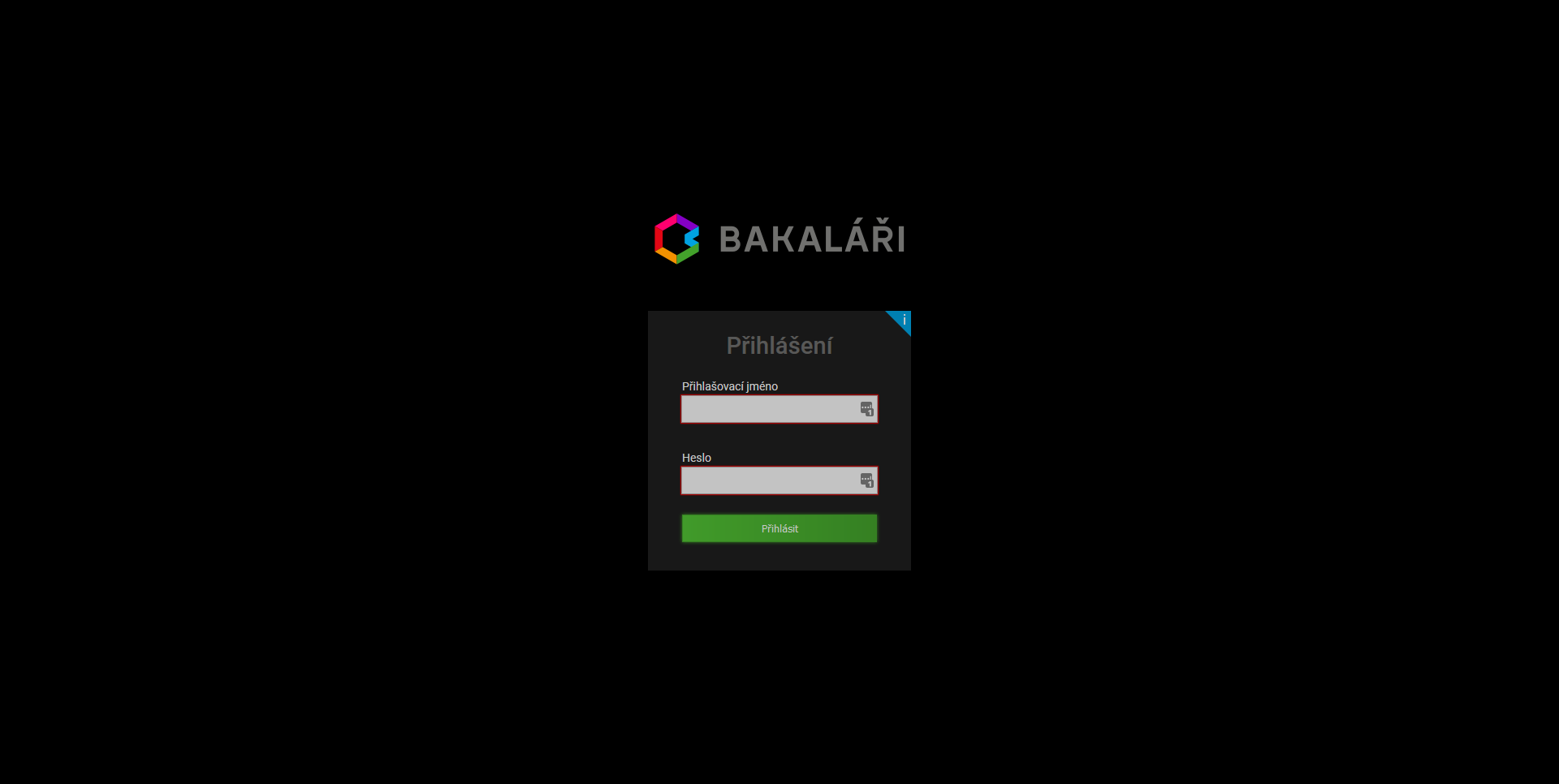 Bakalari dark mode