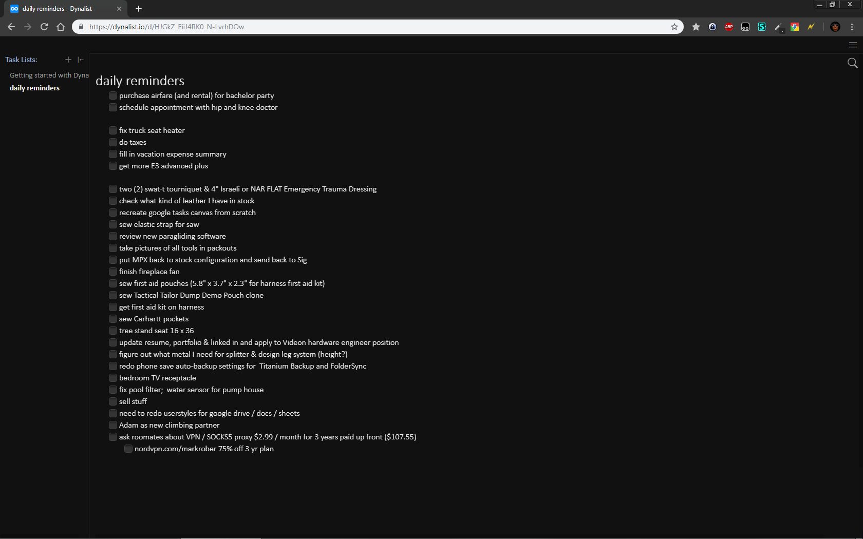 Dark Dynalist by keystoneclimber