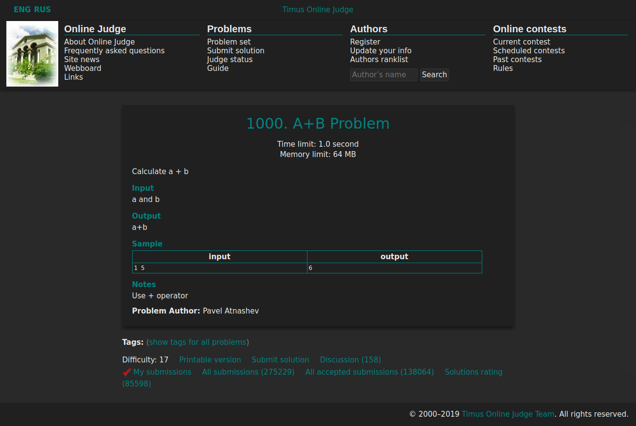 Timus dark theme
