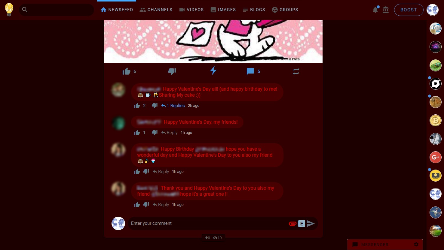 Minds.com Valentines (CSharpner)