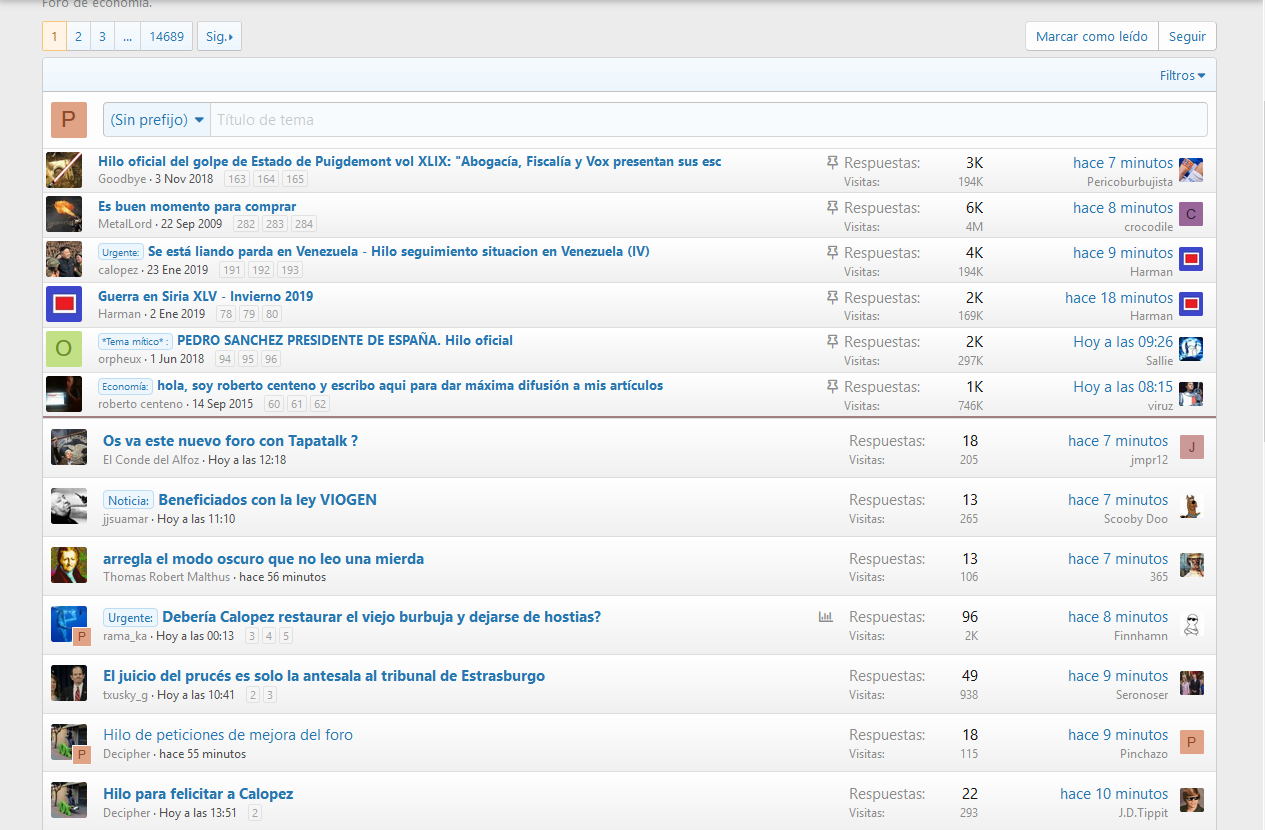 Colores clásicos VBulletin