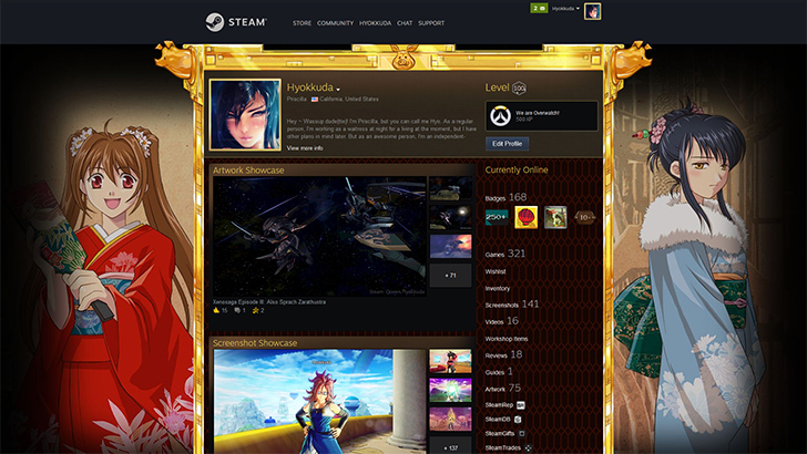 Steam - Lunar Year Profile 2019