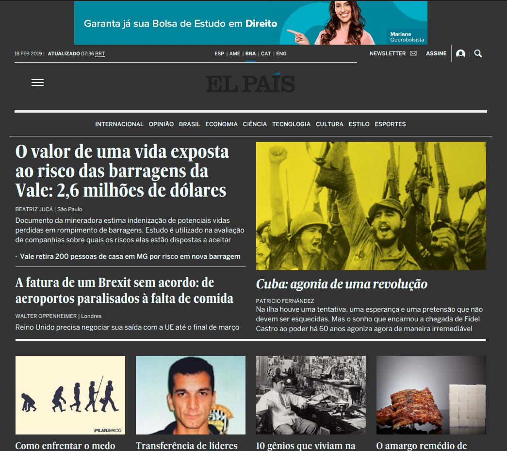El País Oscuro (Dark theme)