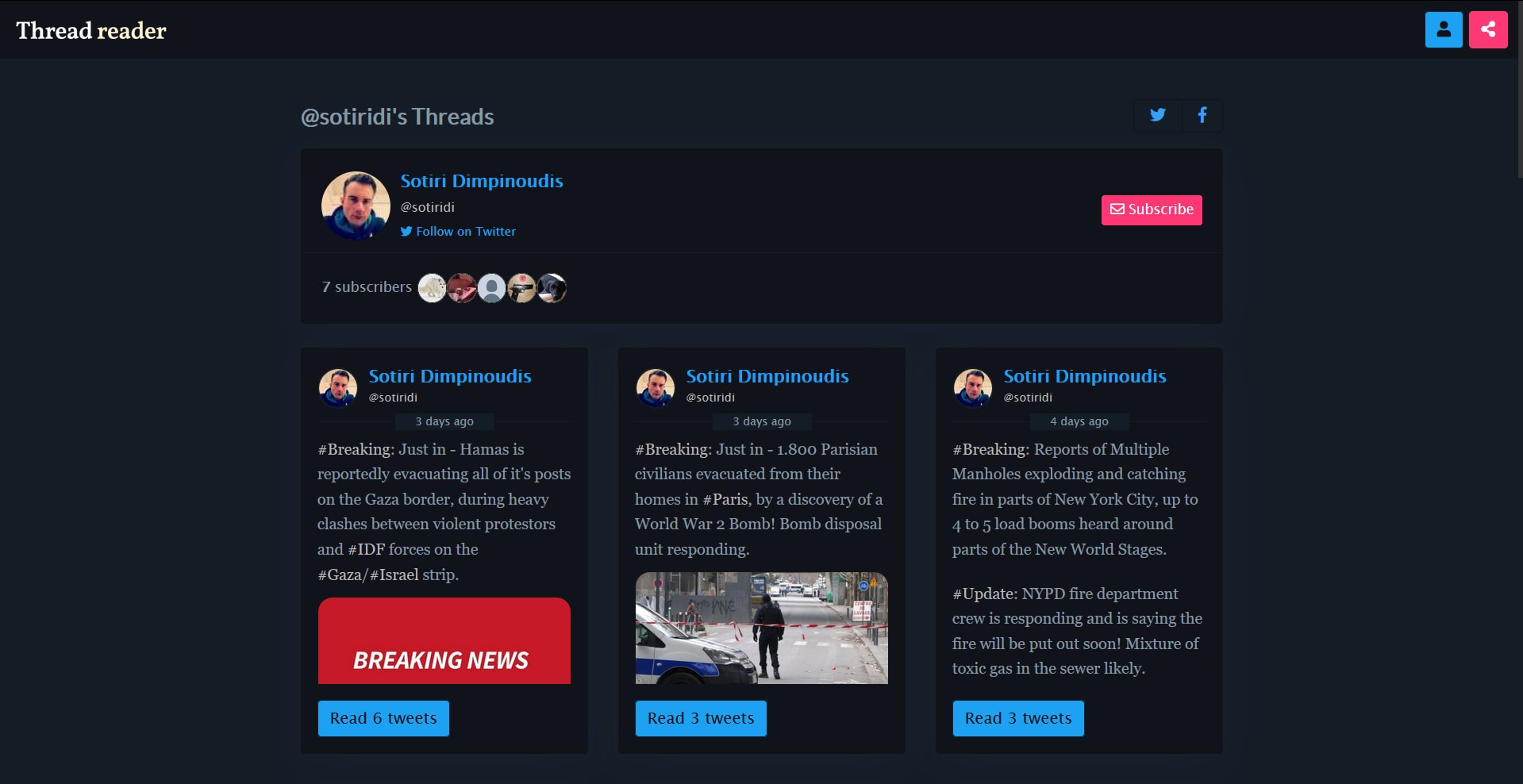 threadreaderapp night mode