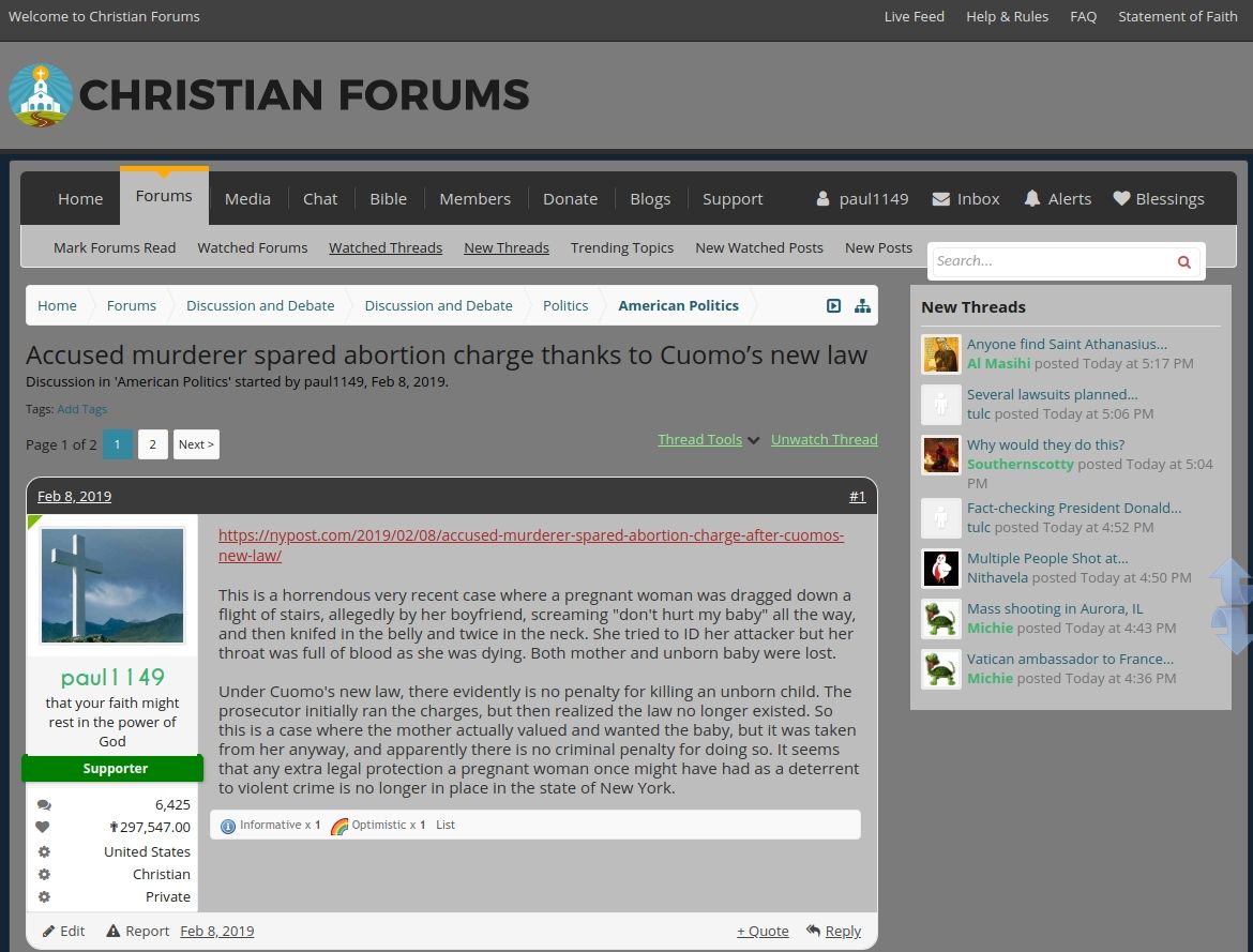 ChristianForums (Xenforo) Easy Read - Gray