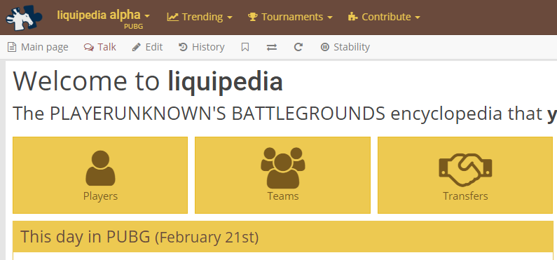 Liquipedia Original Skin Wiki Colors