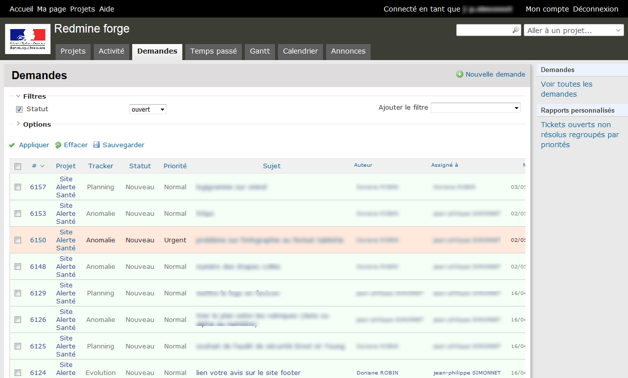 Redmine - CGDD