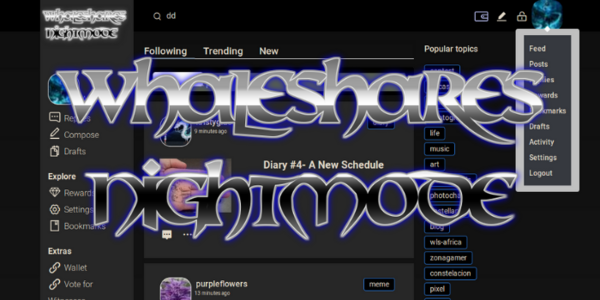 Whaleshares Nightmode