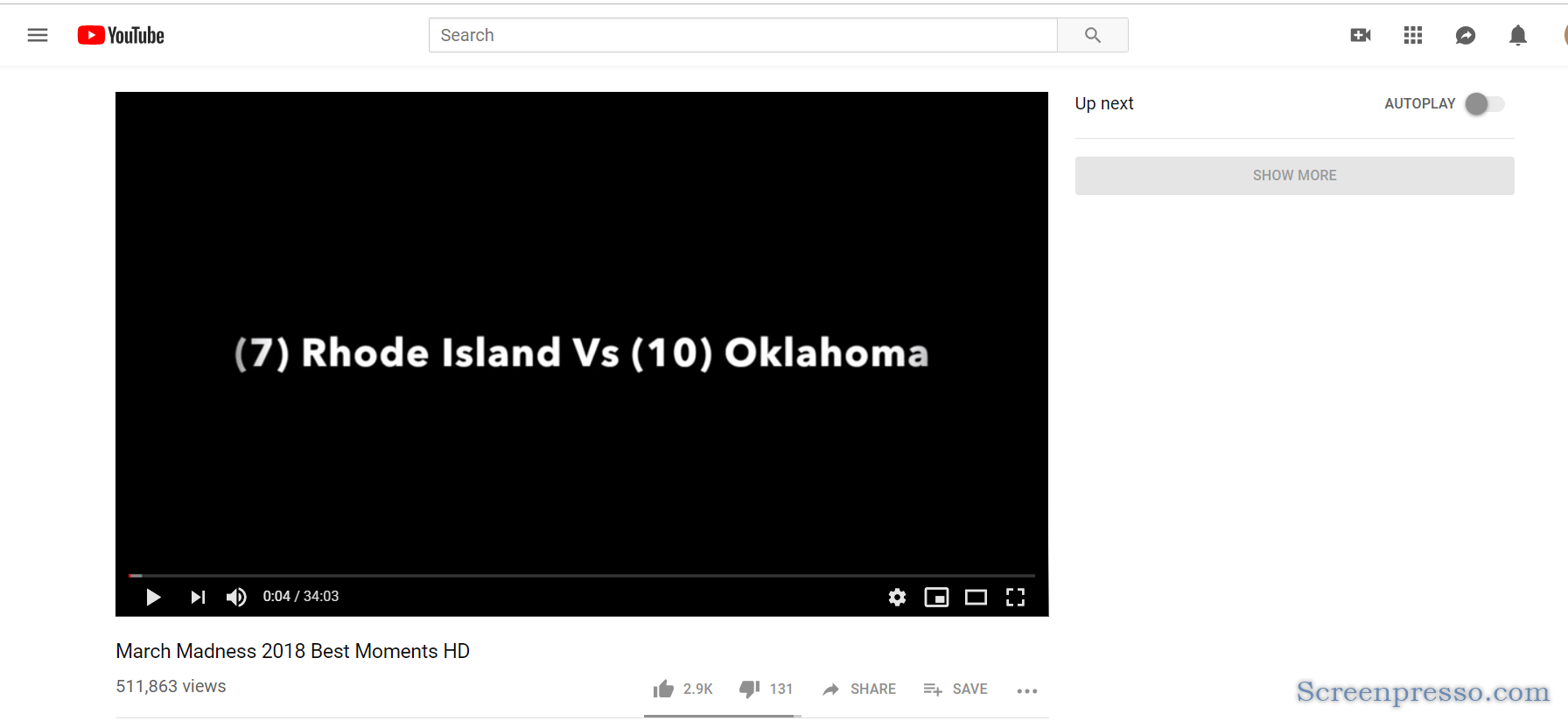 Youtube - Hide "Up Next" and "Recommended" Videos