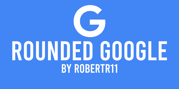 Rounded Google (+Youtube)