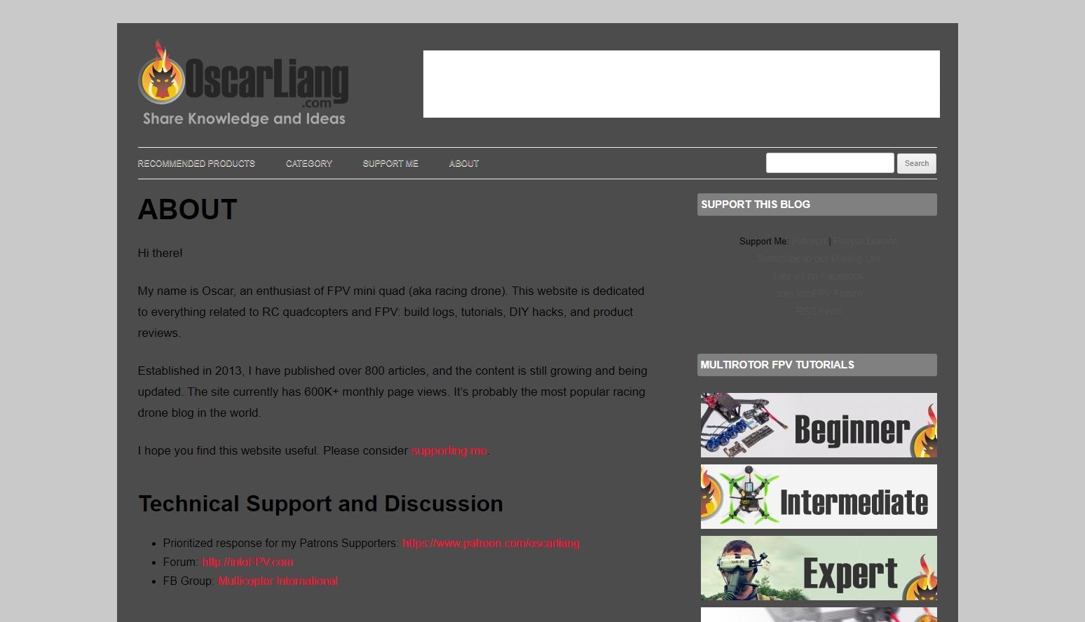 oscarliang.com dark mode