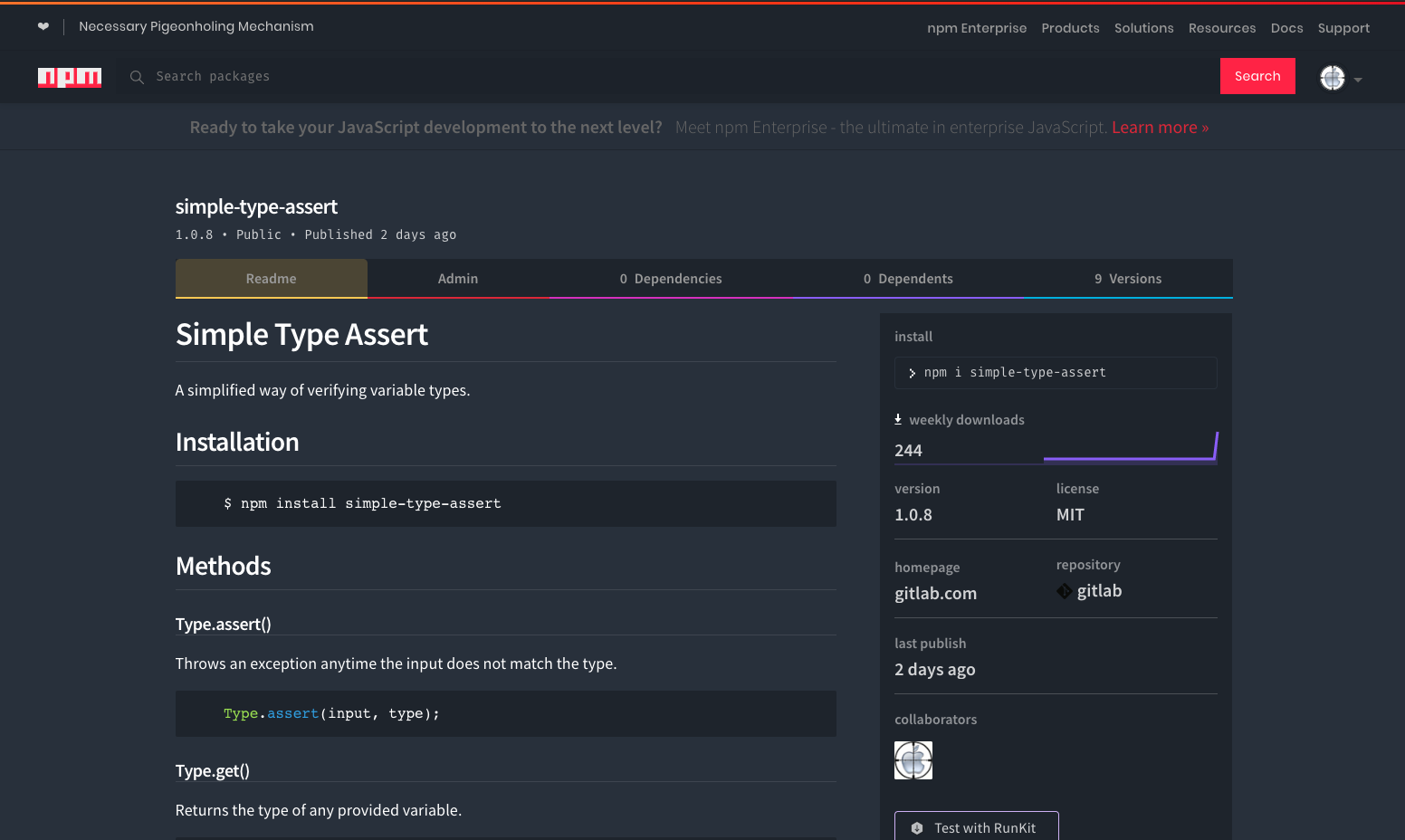 NPM Dark Theme - Complete