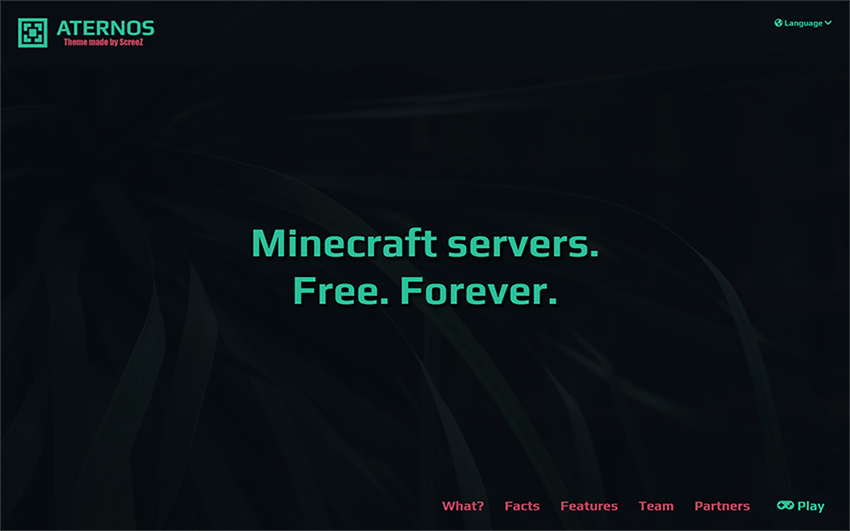 Aternos Tropical Theme