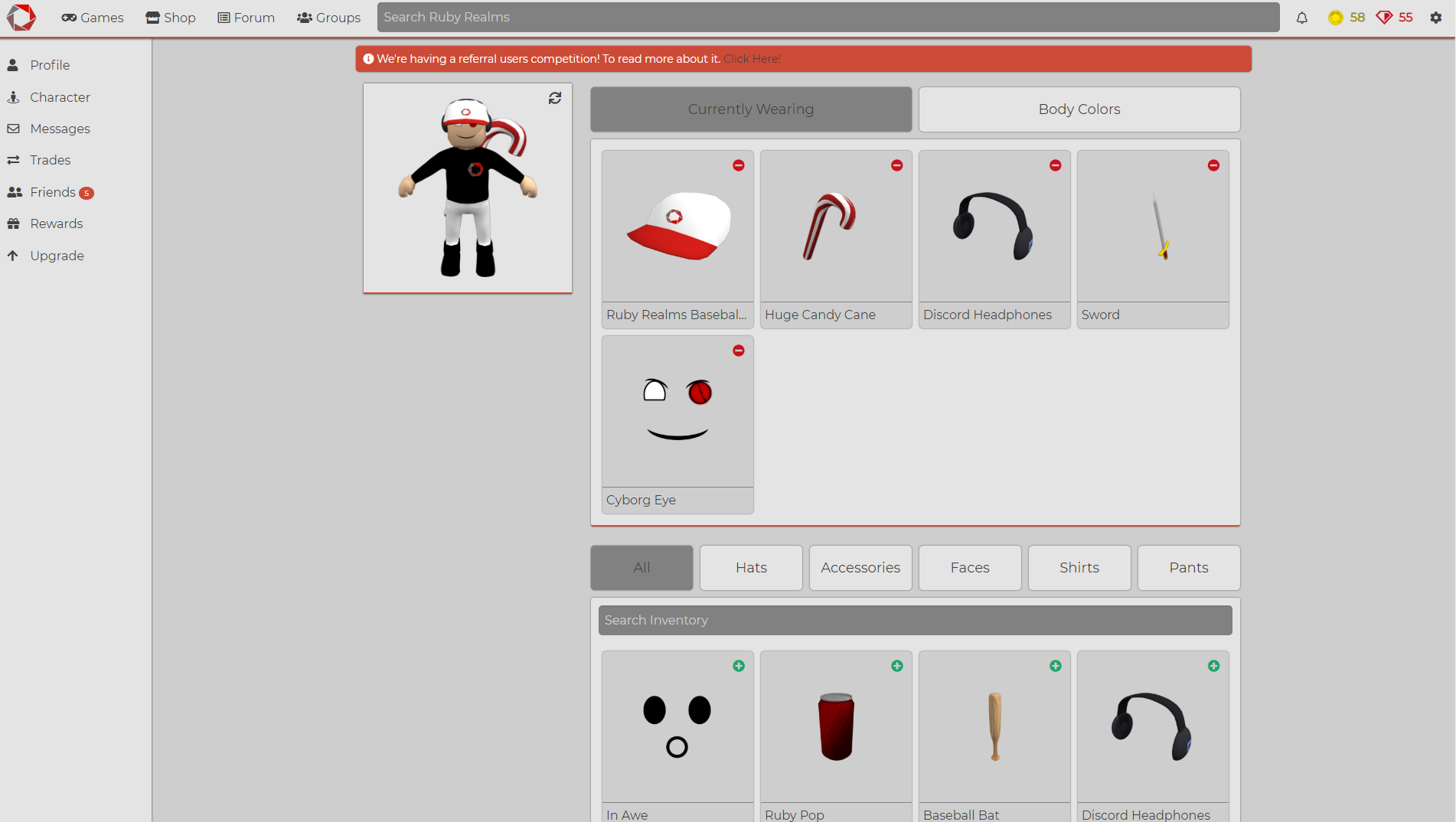 Ruby Realms Light Theme