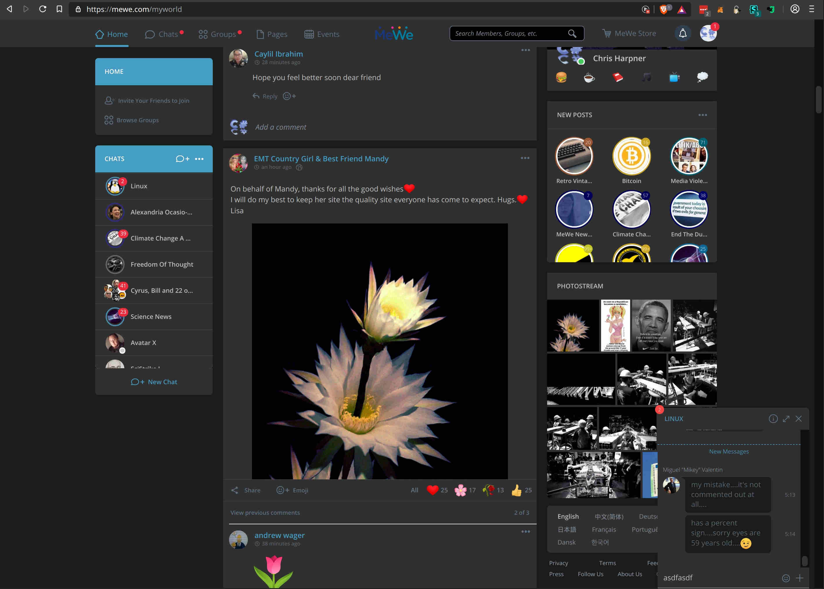 MeWe Dark Theme (CSharpner)