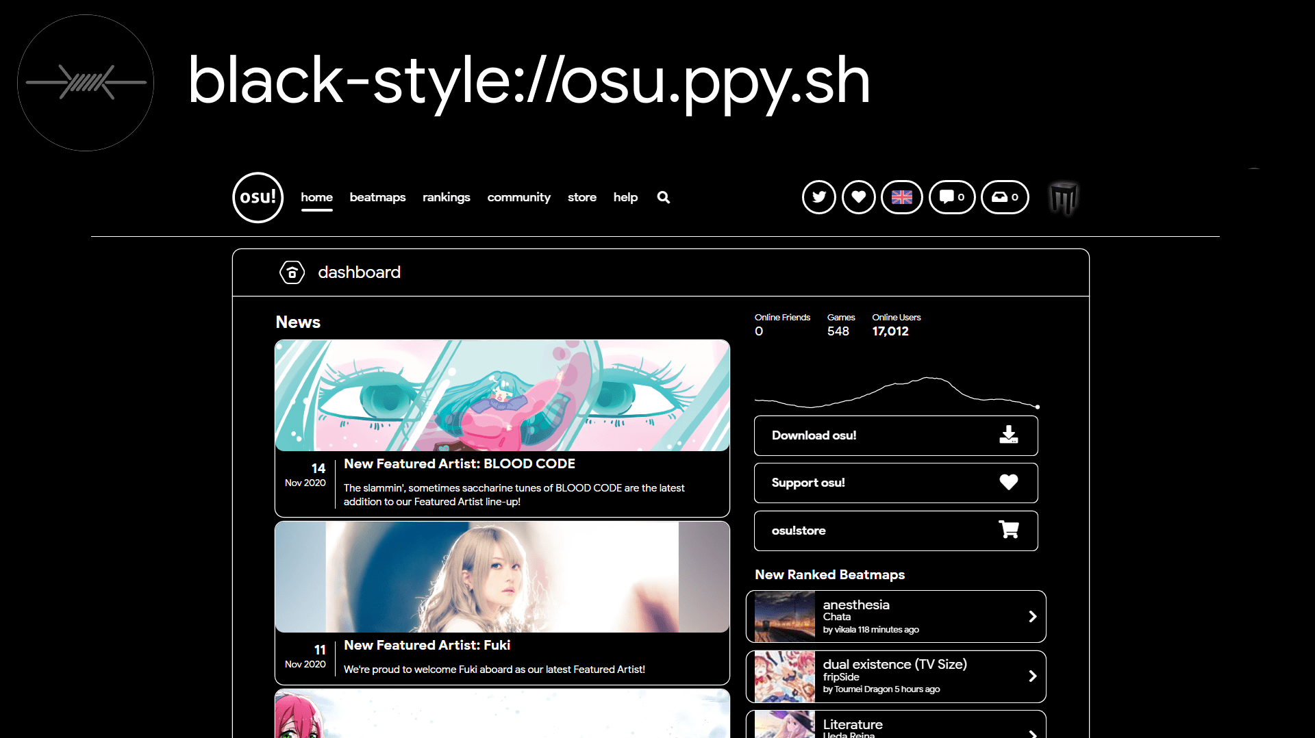 Black style Osu