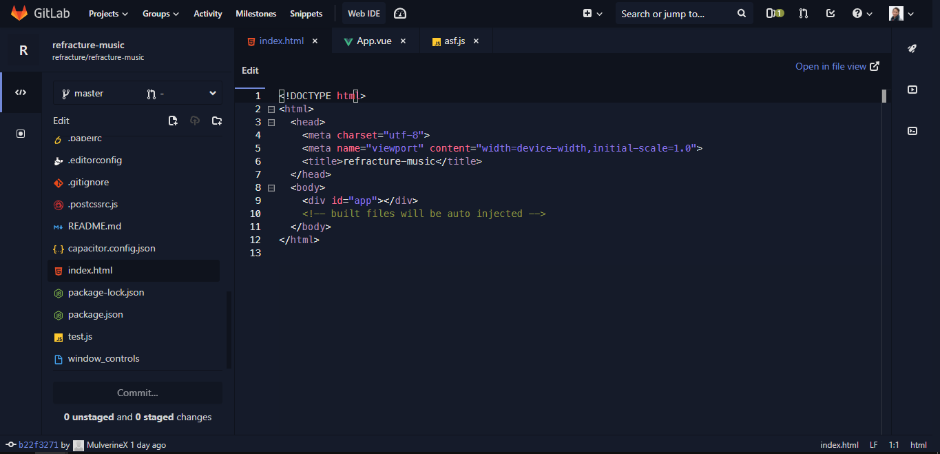 Rocket UI for GitLab (from VS Code)