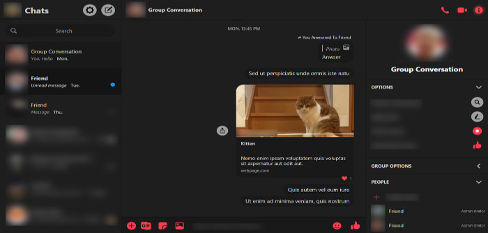 Pure Dark Grey Messenger