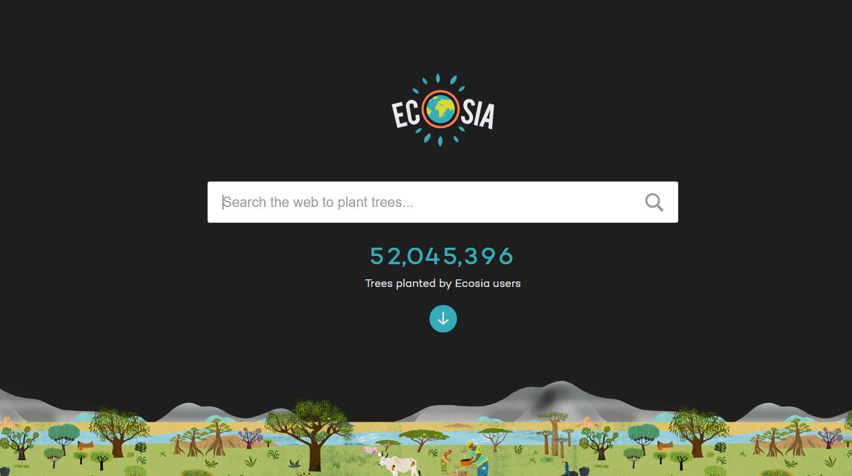 Ecosia Midnight Theme