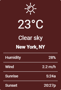 bright weather theme