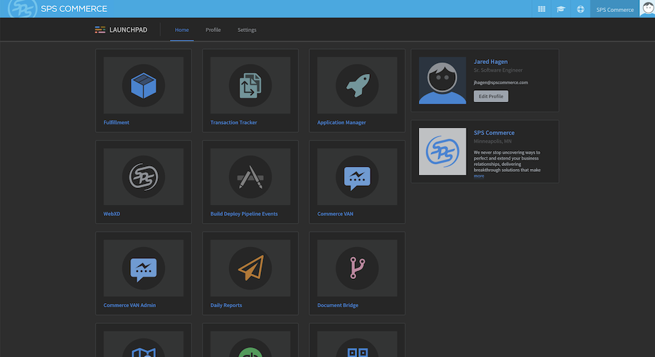 Commerce Platform - Dark Mode