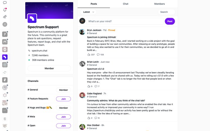 Spectrum.chat Width Adjust