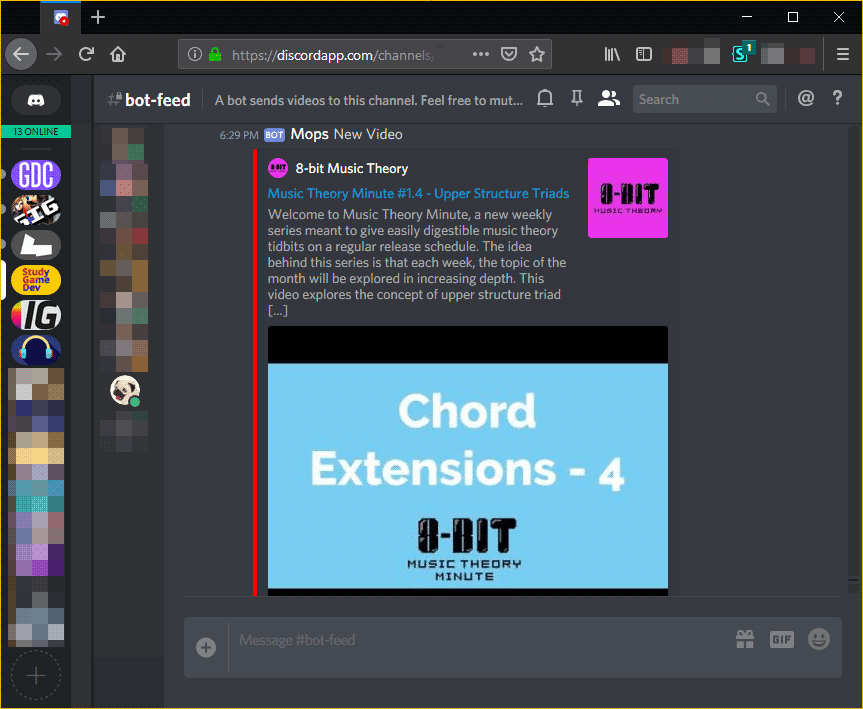 Discord Web Compact