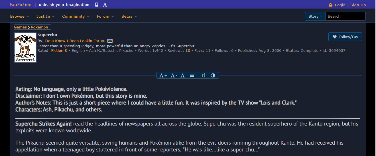 Space Fanfiction