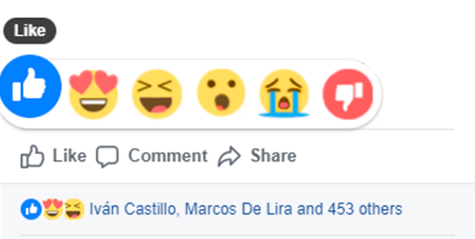 Facebook Reactions