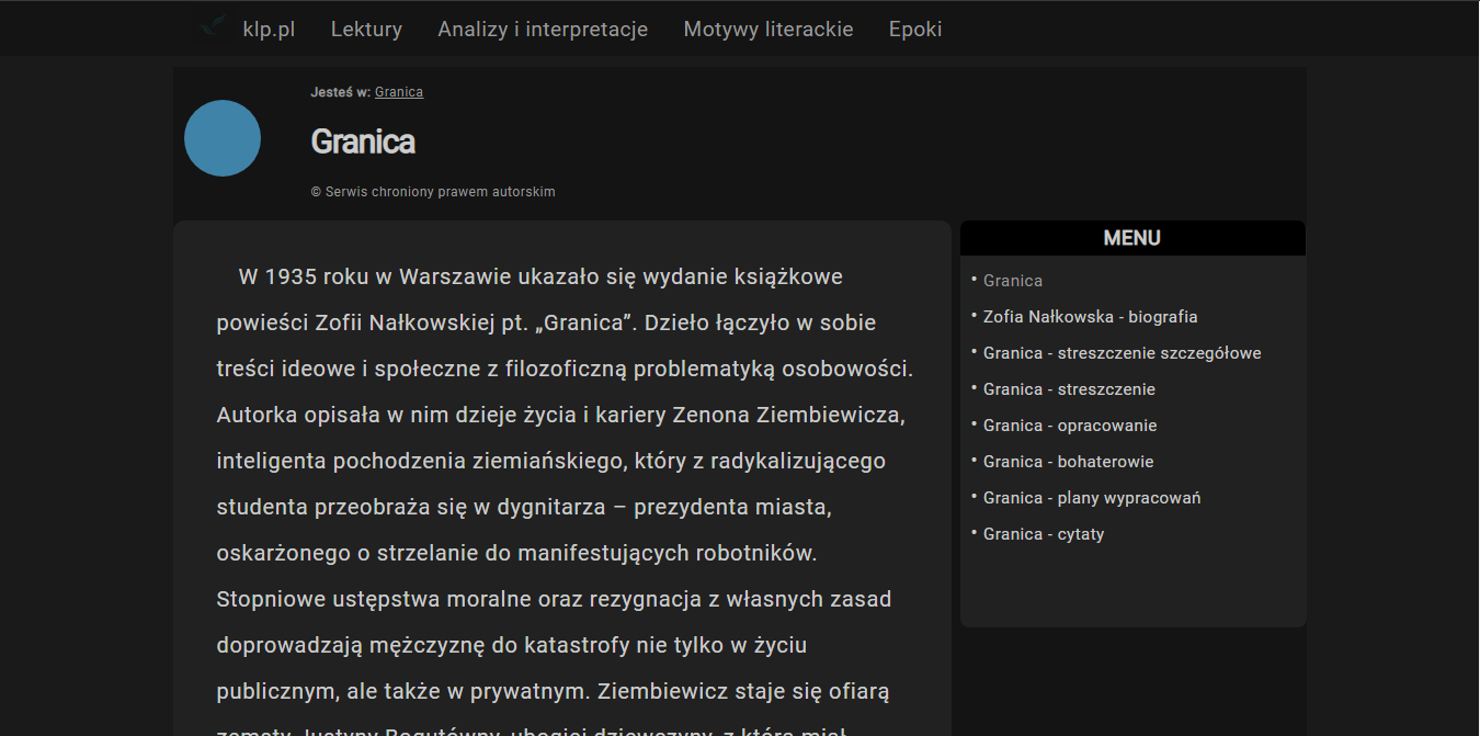 klp.pl dark theme