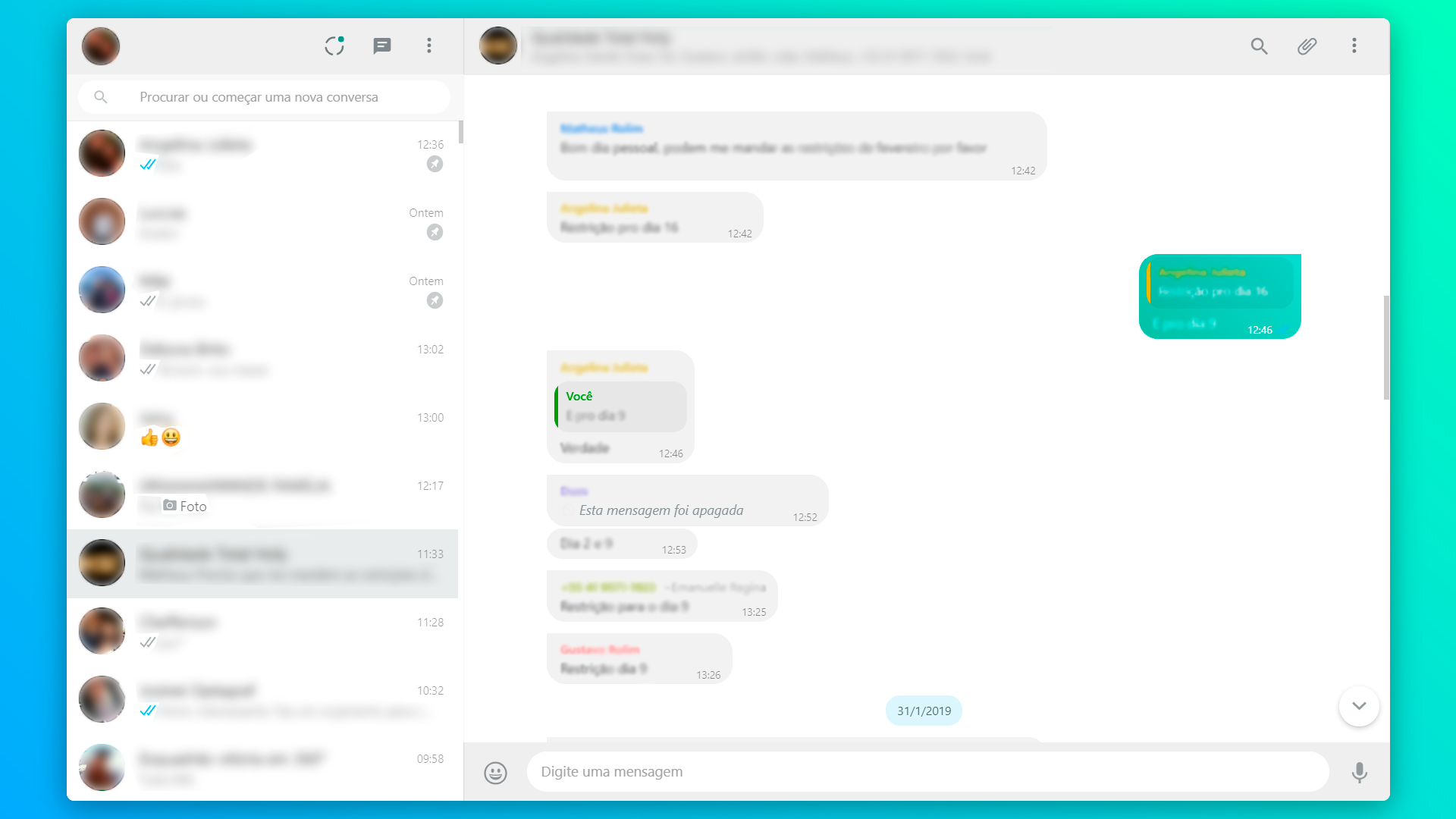 WhatsApp Nova Gradient