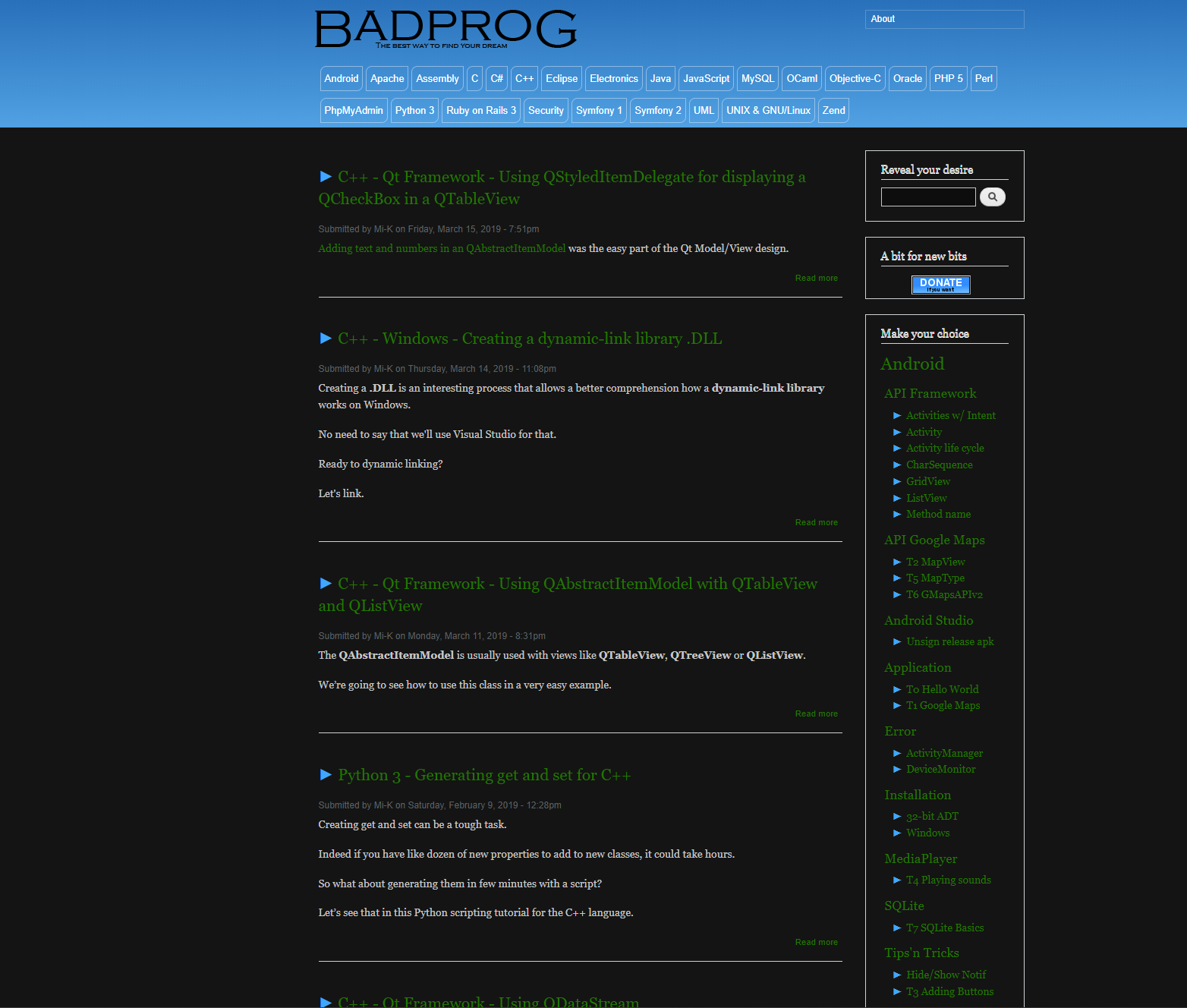 badprog dark theme