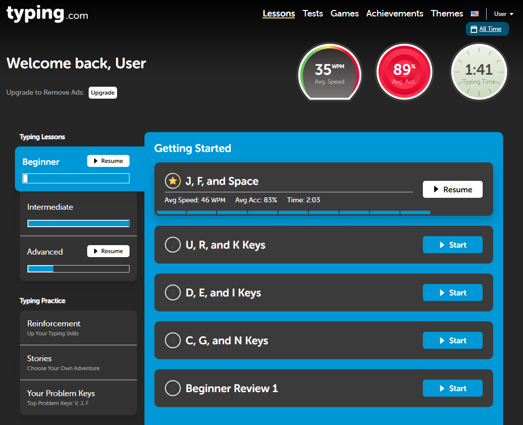 Dark Typist | Typing.com
